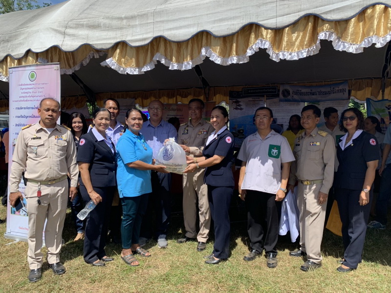 ร่วมจัดนิทรรศการโครงการหน่วยบำบัดทุกข์ฯ ณ โรงเรียนวัดควนนางพิมพ์..คลิก