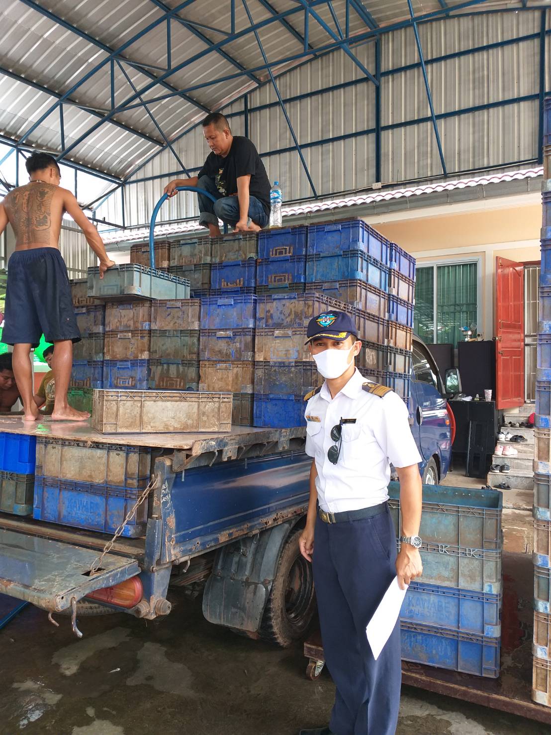 ตรวจสอบลูกพันธุ์สัตว์น้ำ ส่งออกไปยัง สปป.ลาว..คลิก
