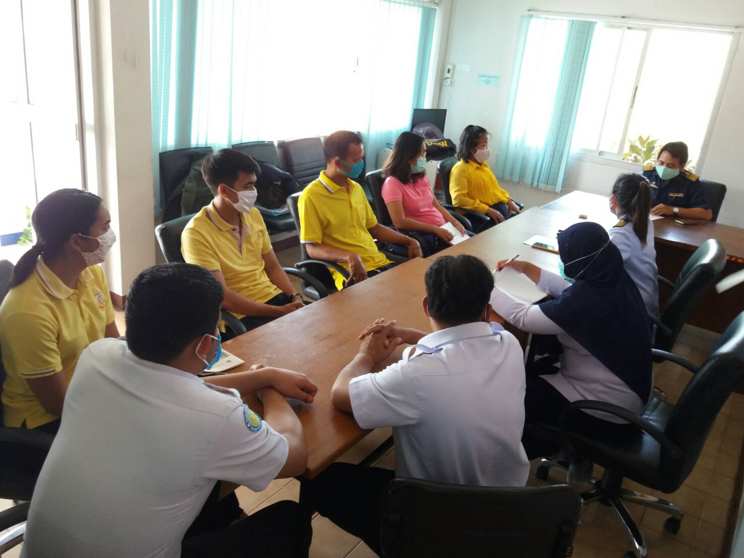 ศูนย์ควบคุมการแจ้งเข้า-ออก เรือประมงปากพนังจัดการประชุมทบทวน วิธีปฏิบัติงานในสถานการณ์ฉุกเฉินกรณีโรคระบาดโควิค-19..คลิก