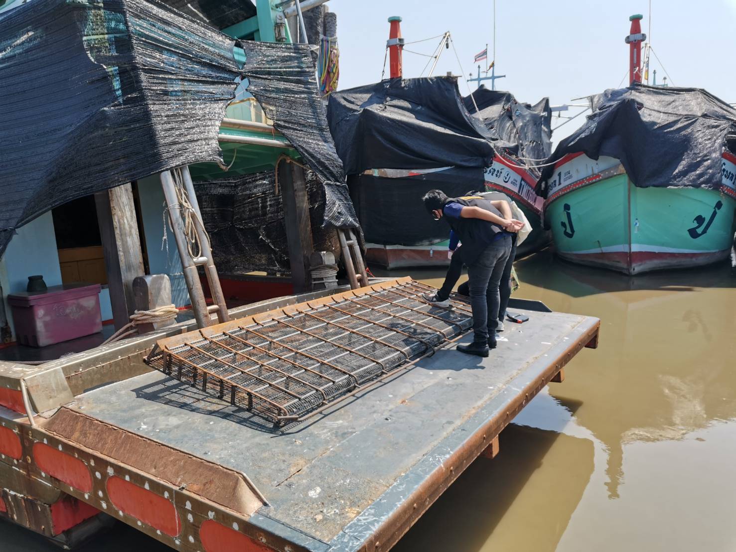 ตรวจเครื่องมือทำการประมง รอบปีทำการประมง ๒๕๖๓ – ๒๕๖๔