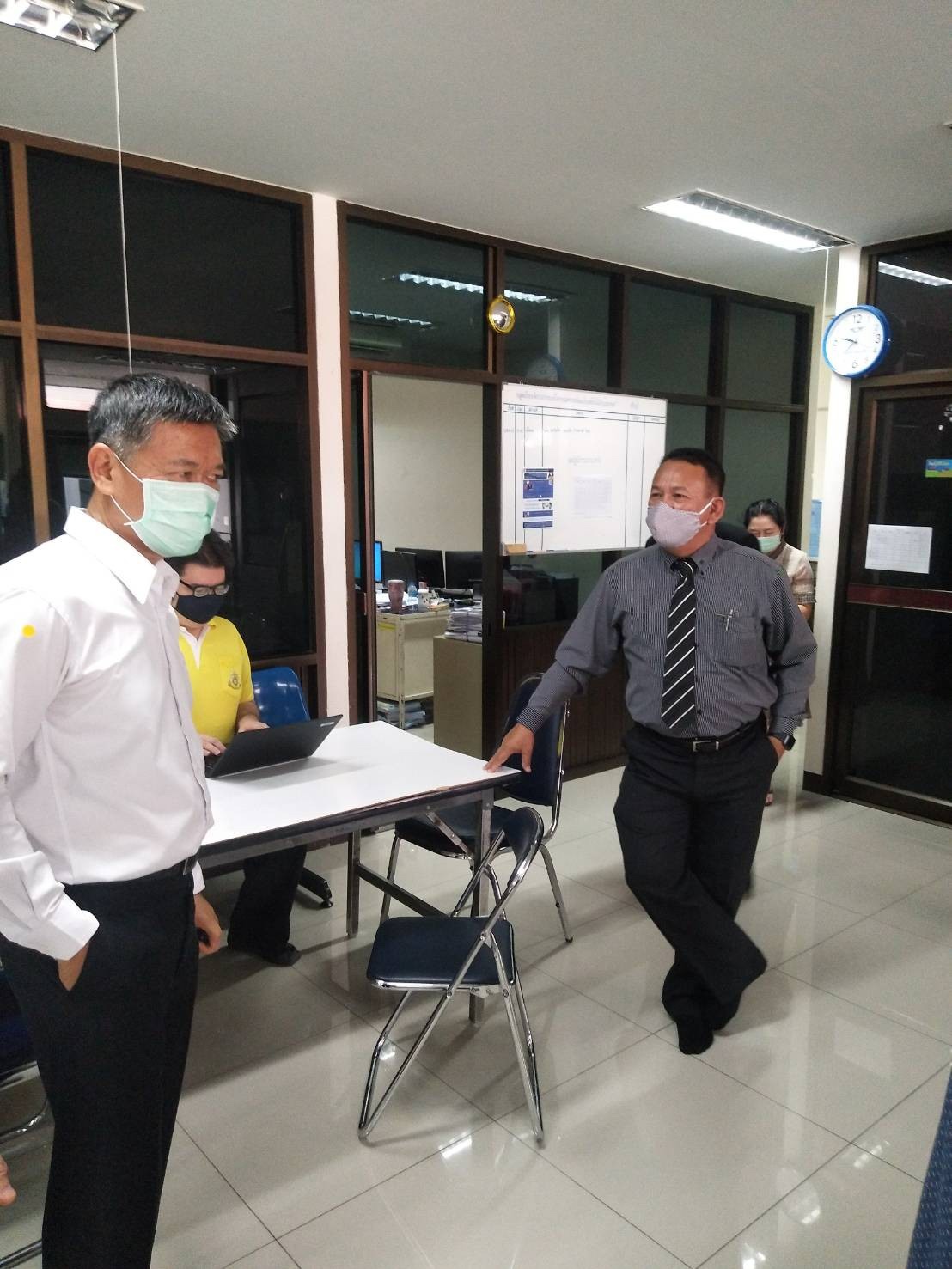 อธิบดีกรมประมง และคณะเจ้าหน้าที่ตรวจเยี่ยม กลุ่ม คปท.
