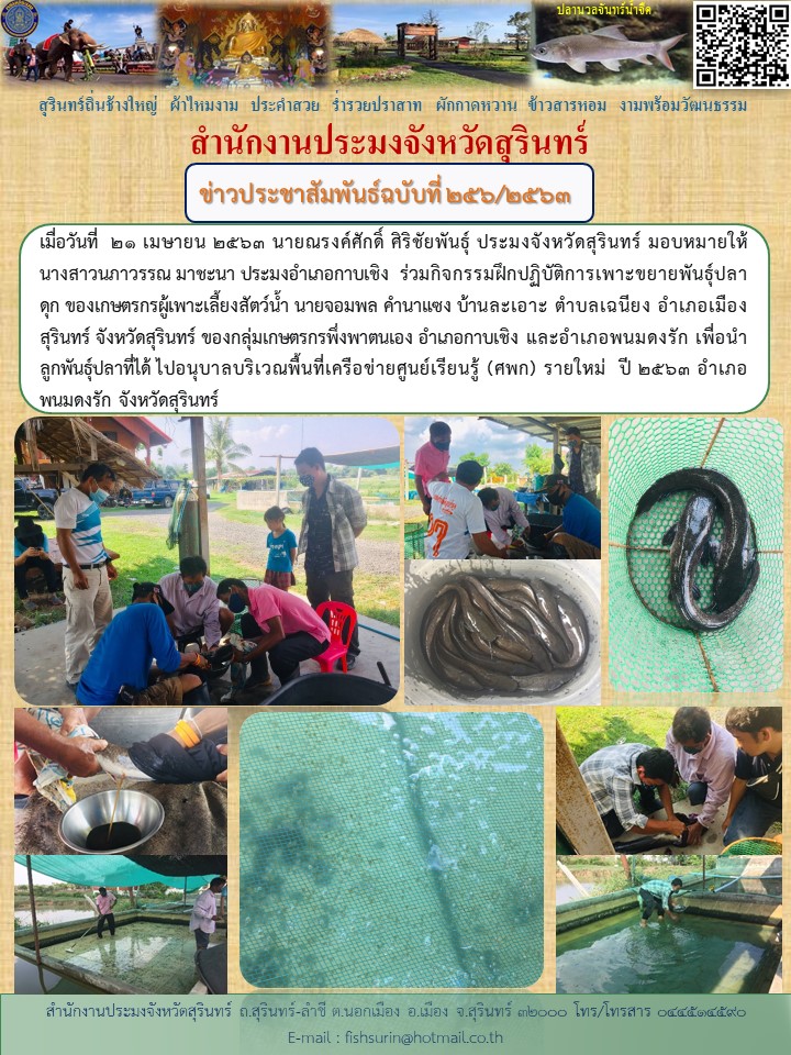 ข่าวประชาสัมพันธ์ 256/2563..คลิก
