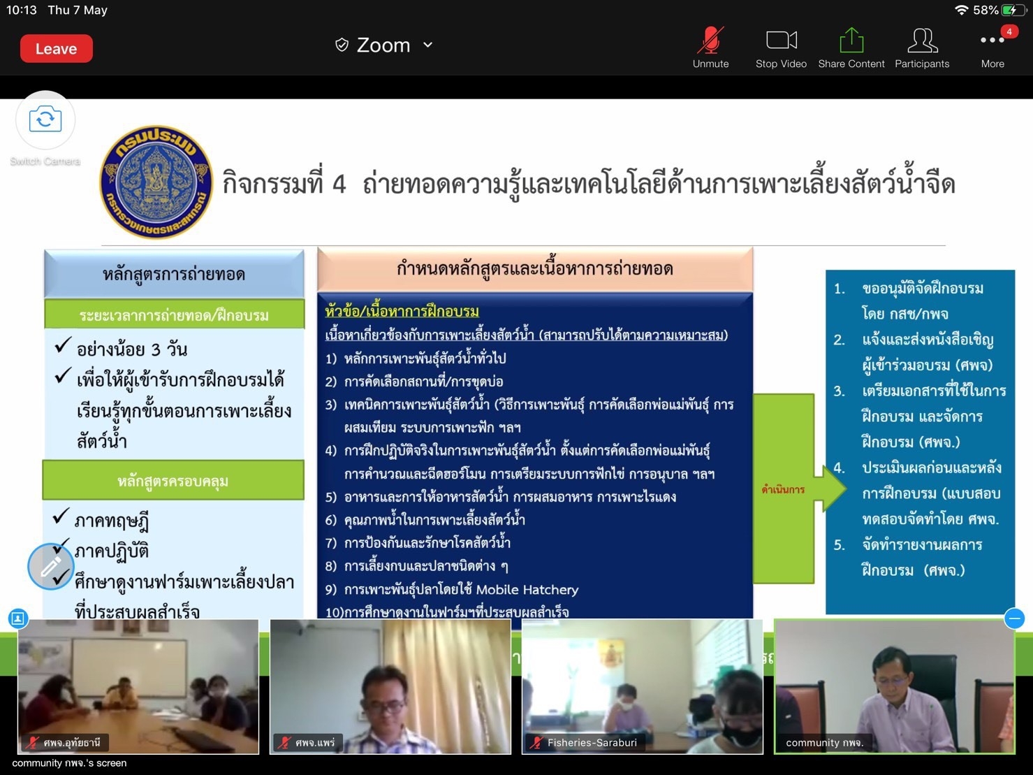 ประชุมชี้แจงโครงการส่งเสริมและสร้างทักษะในการประกอบอาชีพ..คลิก