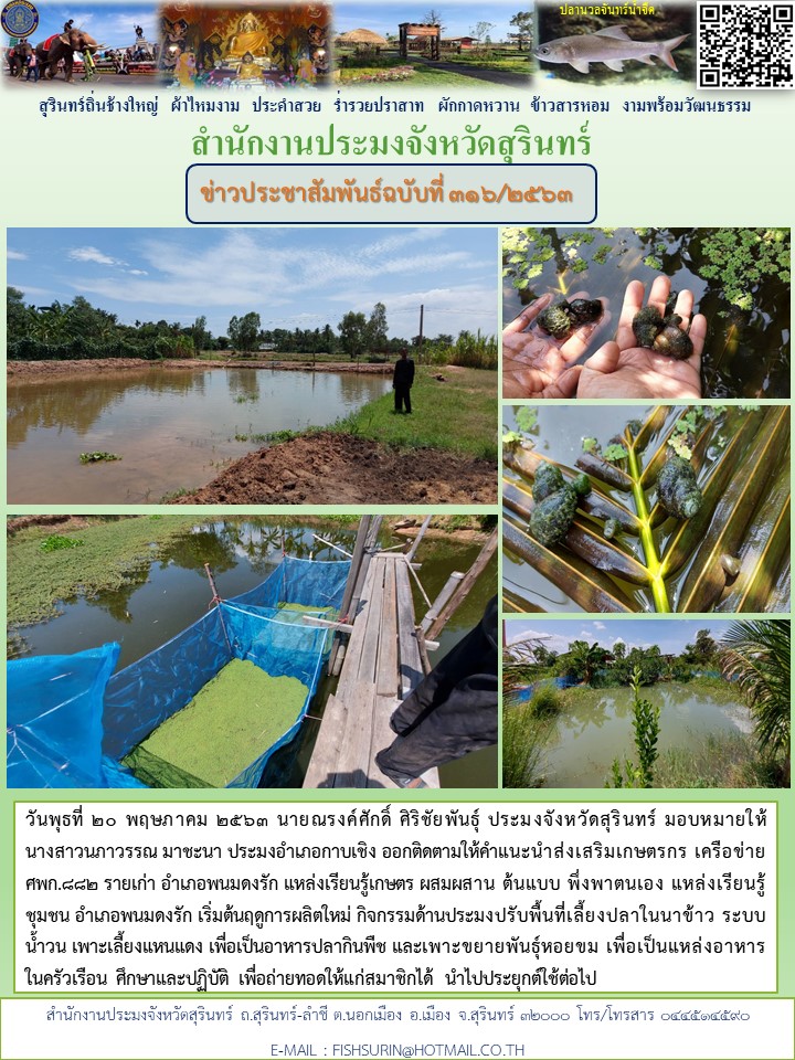 ข่าวประชาสัมพันธ์ 316/2563..คลิก