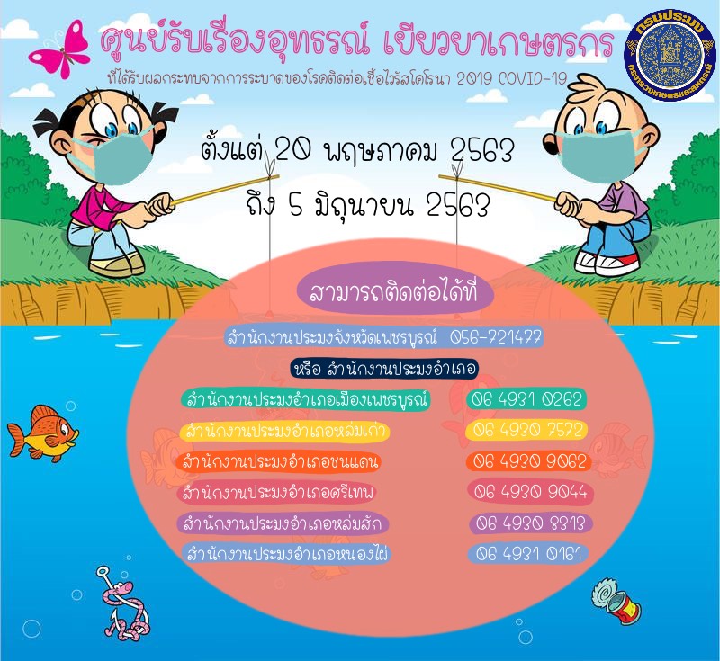 ศูนย์รับเรื่องอุทธรณ์ เยียวยาเกษตรกร..คลิก