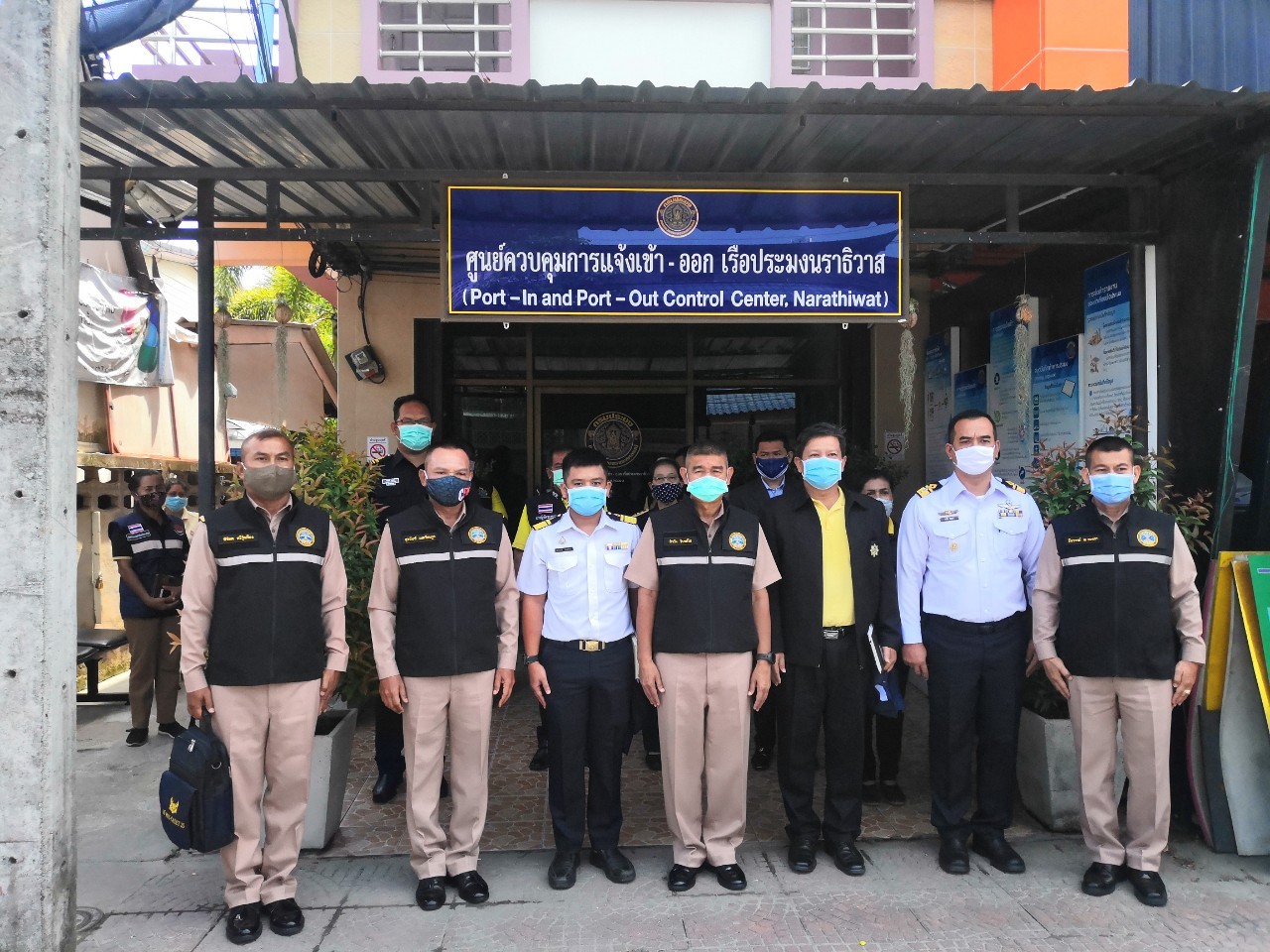 วันที่ 21 พ.ค. 63 ต้อนรับ พล.ร.ท.สำเริง จันทร์โส ผอ.ศรชล.ภาค 2/ผบ.ทรภ.2 พร้อมคณะ..คลิก