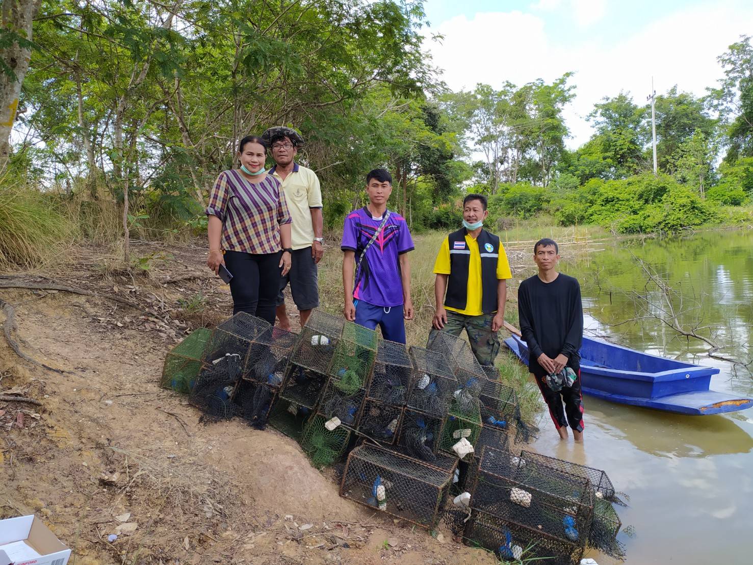 ร่วมติดตามการเจริญเติบโตของกุ้งก้ามกรามและประเมินศักยภาพของแหล่งน้ำ..คลิก