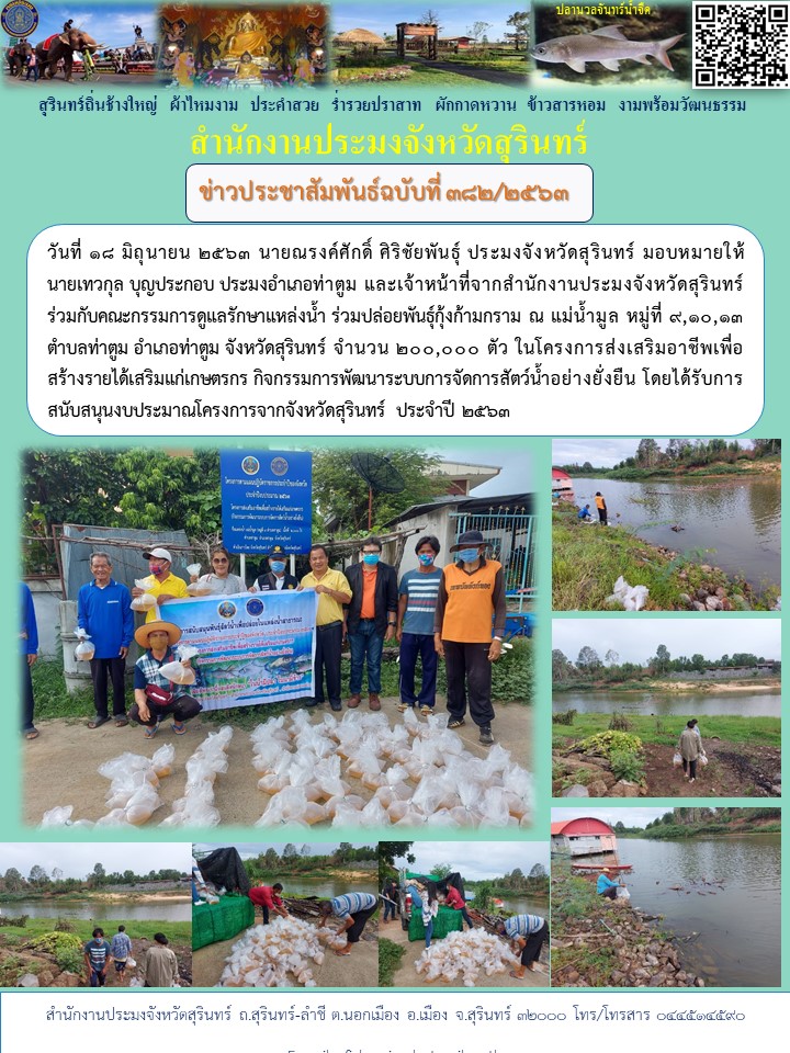 ข่าวประชาสัมพันธ์ 382/2563