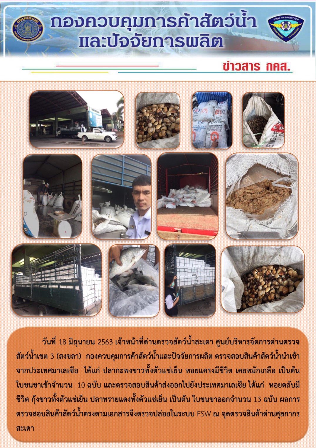 ข่าวสาร กคส. ประจำวันพฤหัสบดีที่ 18 มิถุนายน 2563..คลิก