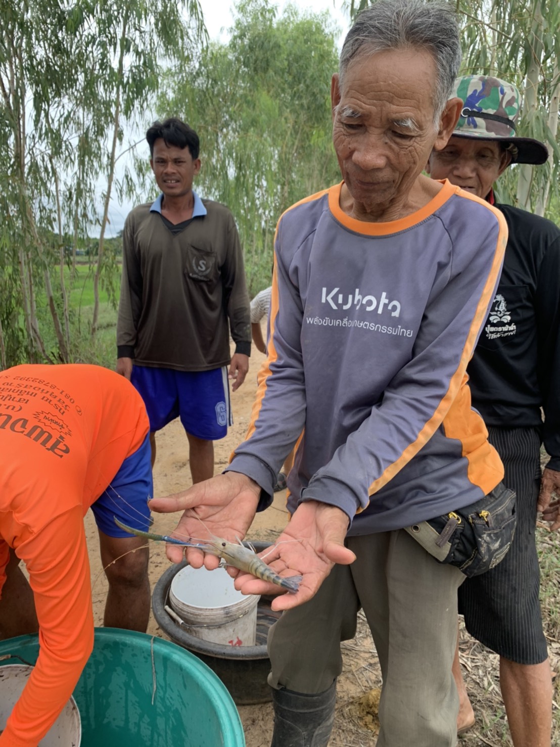 การเก็บตัวอย่างน้ำไปวิเคราะห์ฯ ติดตามการเจริญเติบโตของกุ้งก้ามกราม ตามแผนปฏิบัติการฟื้นฟูเยียวยาผู้ประสบภัยฯ ปี 62  