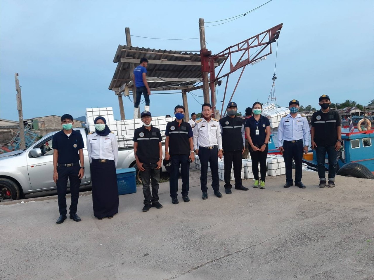 เจ้าหน้าที่ด่านตรวจสัตว์น้ำปาดังเบซาร์ ร่วมกับด่านตรวจสัตว์น้ำจังหวัดสตูล และด่านตรวจสัตว์น้ำสะเดา ร่วมประชุมแลกเปลี่ยนความรู้ด้านการปฏิบัติงาน