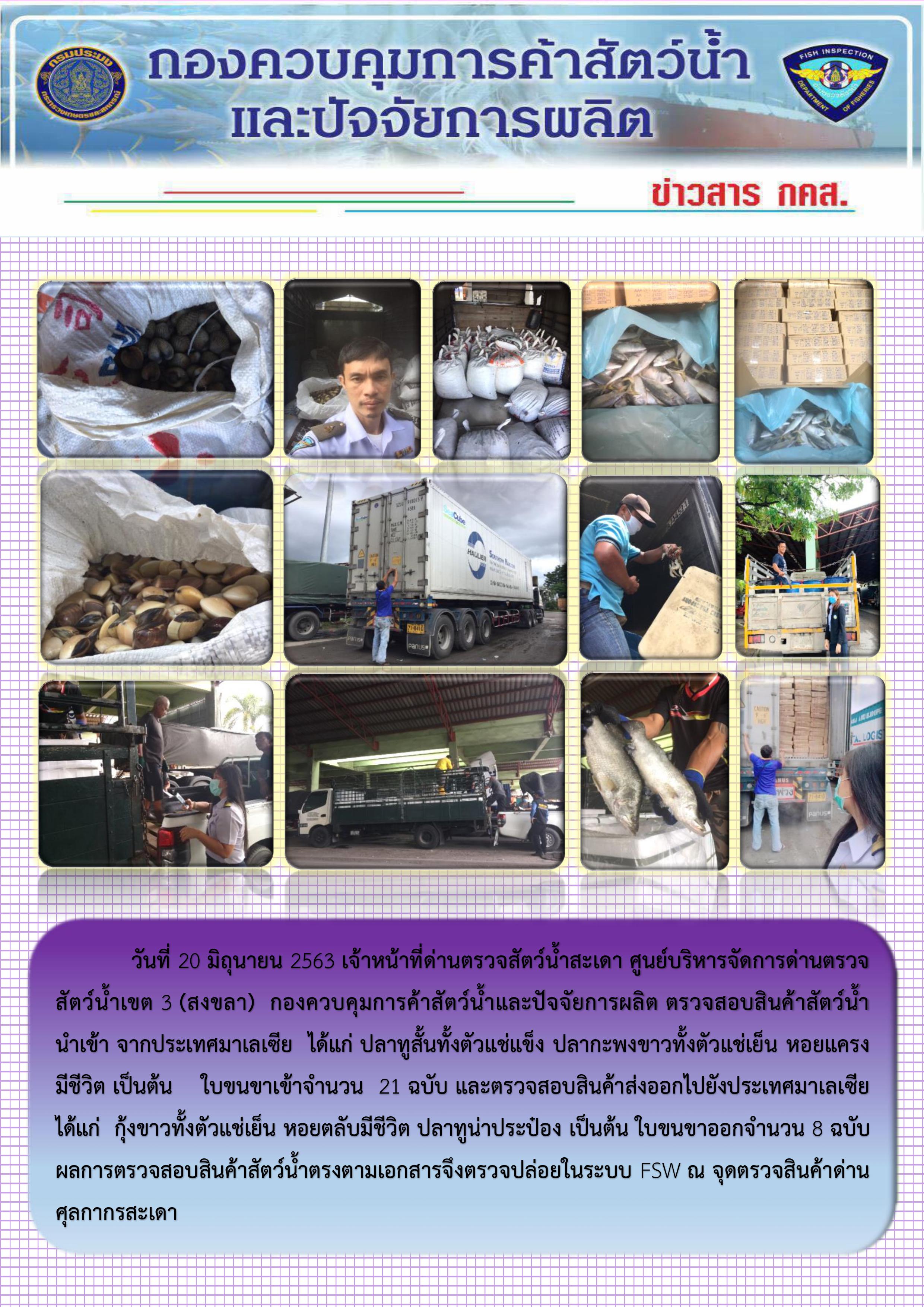 ข่าวสาร กคส. ประจำวันเสาร์ที่ 20 มิถุนายน 2563..คลิก