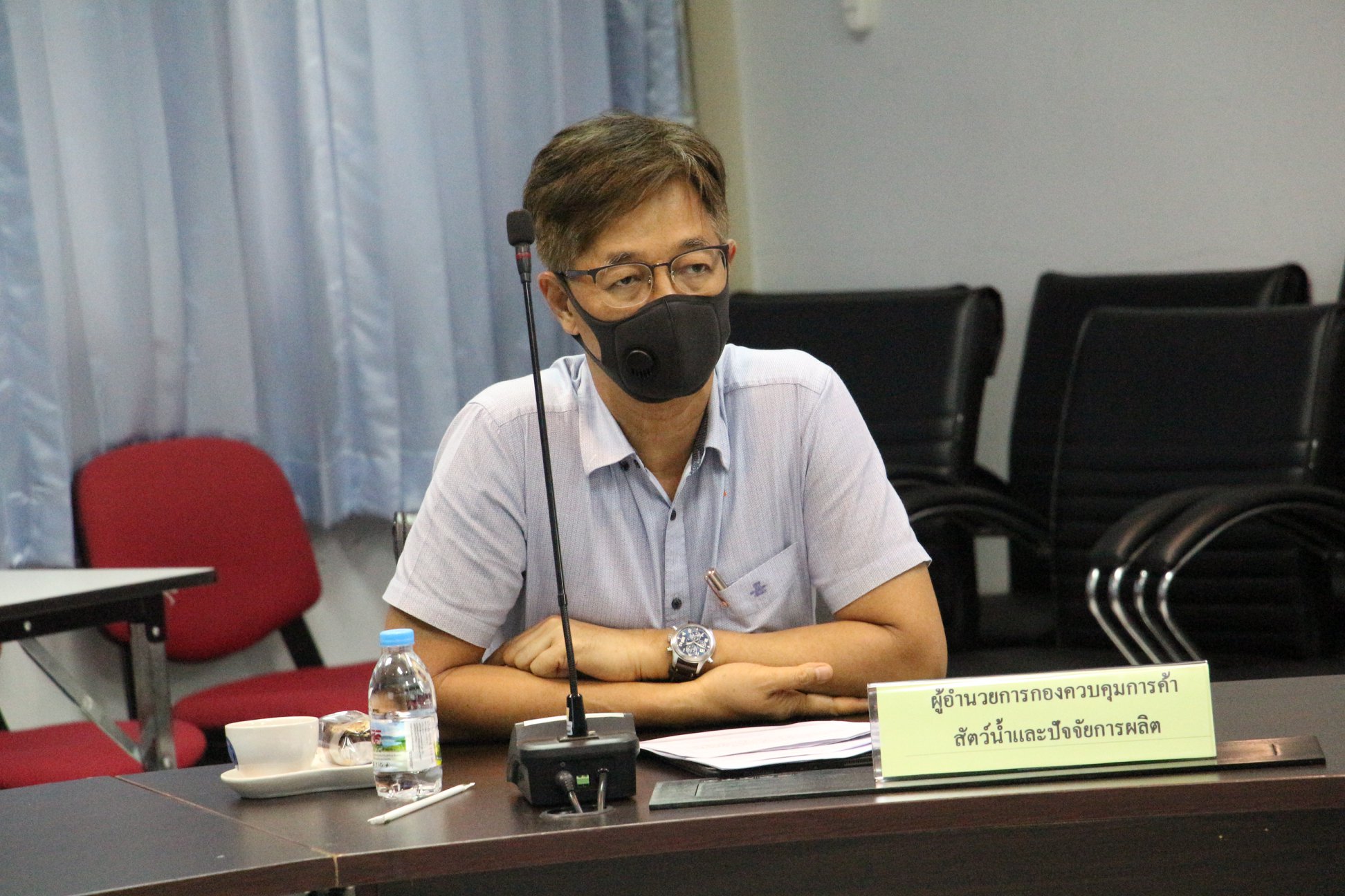 การประชุมมาตรการควบคุมของประเทศไทยในการนำเข้า การผลิต และส่งออกสัตว์น้ำเพื่อให้สอดคล้องกับกฎหมายคุ้มครองสัตว์ทะเลที่เลี้ยงลูกด้วยนม (Marine Mammal Protection ACT, MMPA) ของสหรัฐอเมริกา..คลิก
