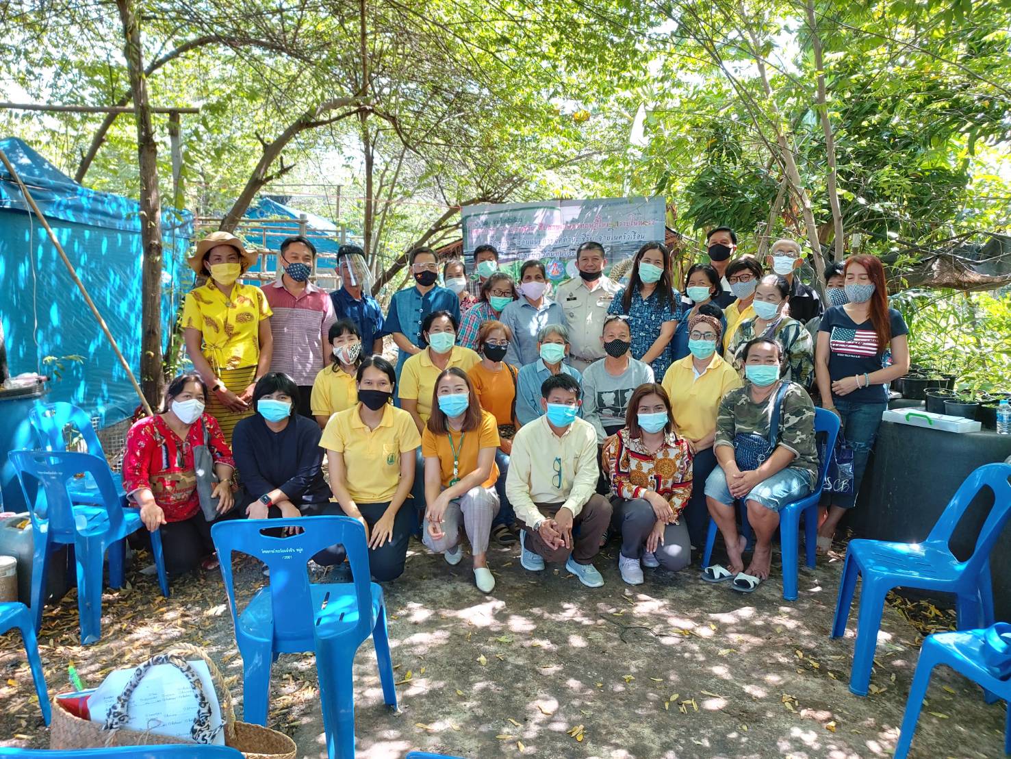 (อ.บางบัวทอง) กิจกรรมฝึกอบรมเกษตรกรโครงการ 