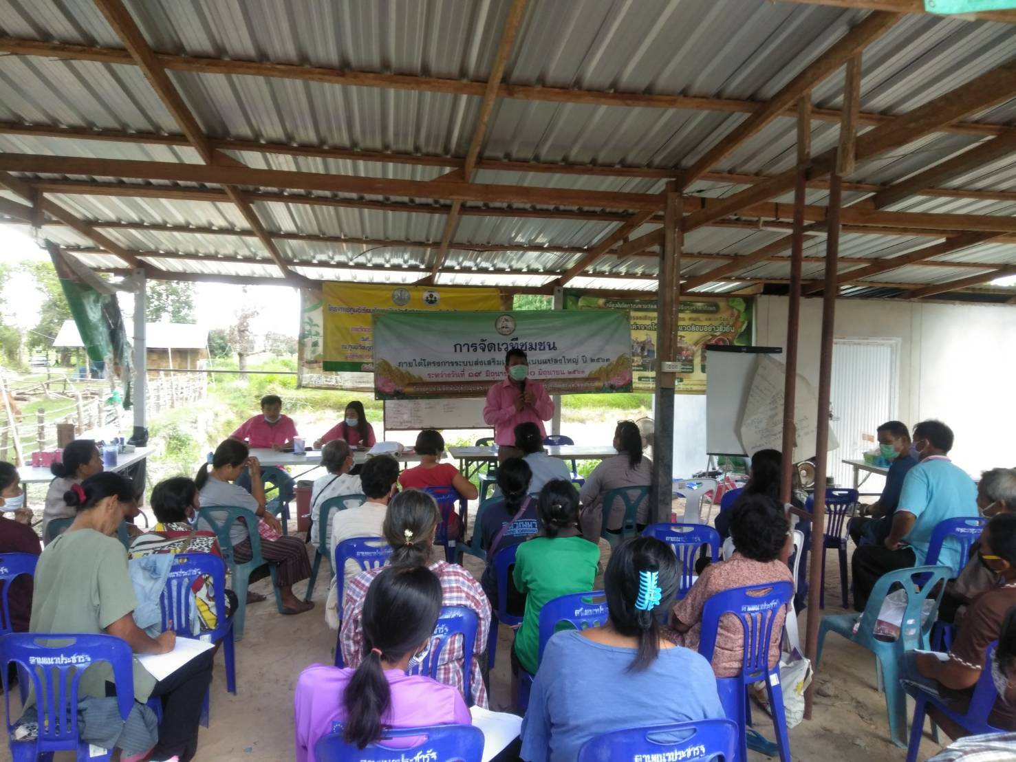 ประมงอำเภอดอนมดแดง เข้าร่วมการจัดเวทีชุมชนภายใต้โครงการระบบส่งเสริมเกษตรแบบแปลงใหญ่ ปี 2563 ณ ศูนย์เครือข่ายด้านการประมง อำเภอดอนมดแดง จังหวัดอุบลราชธานี..คลิก