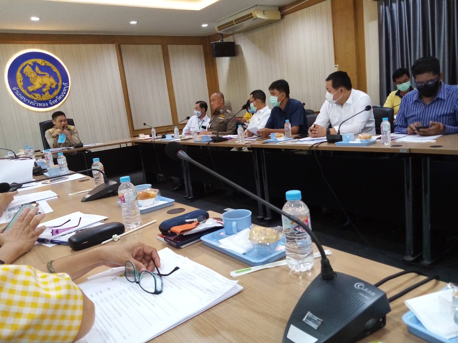 (อ.บางบัวทอง) ประชุมหัวหน้าส่วนราชการระดับอำเภอ @ห้องประชุมที่ว่าการอำเภอบางบัวทอง จ.นนทบุรี..คลิก