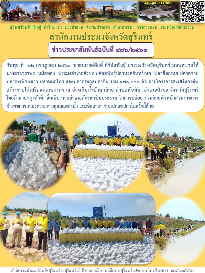 ข่าวประชาสัมพันธ์ 476/2563