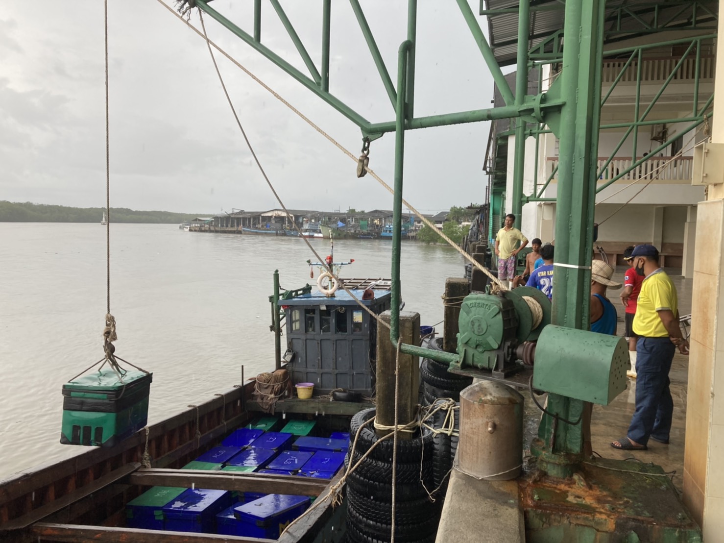 ควบคุมขนถ่ายสัตว์น้ำขึ้นท่าจากประเทศMYANMAR..คลิก