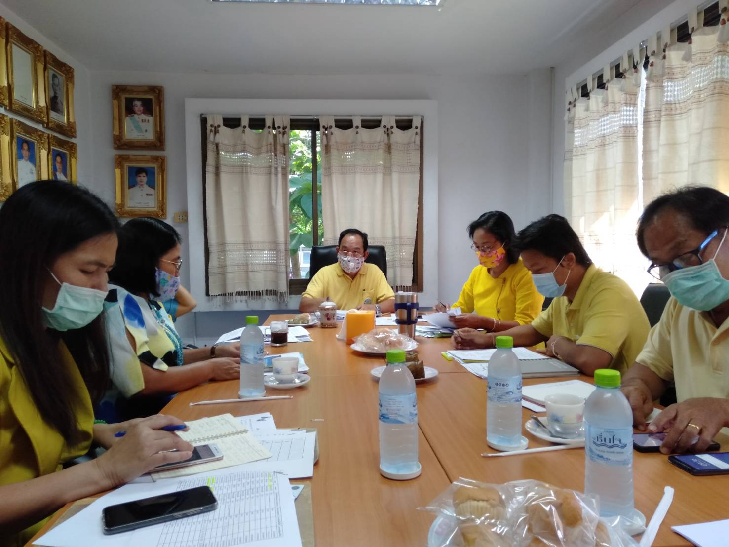 การประชุมสำนักงานฯ ประจำเดือนกรกฎาคม 2563 ครั้งที่ 7/2563 @ห้องประชุมสำนักงานประมงจังหวัดนนทบุรี อ.บางใหญ่ จ.นนทบุรี..คลิก