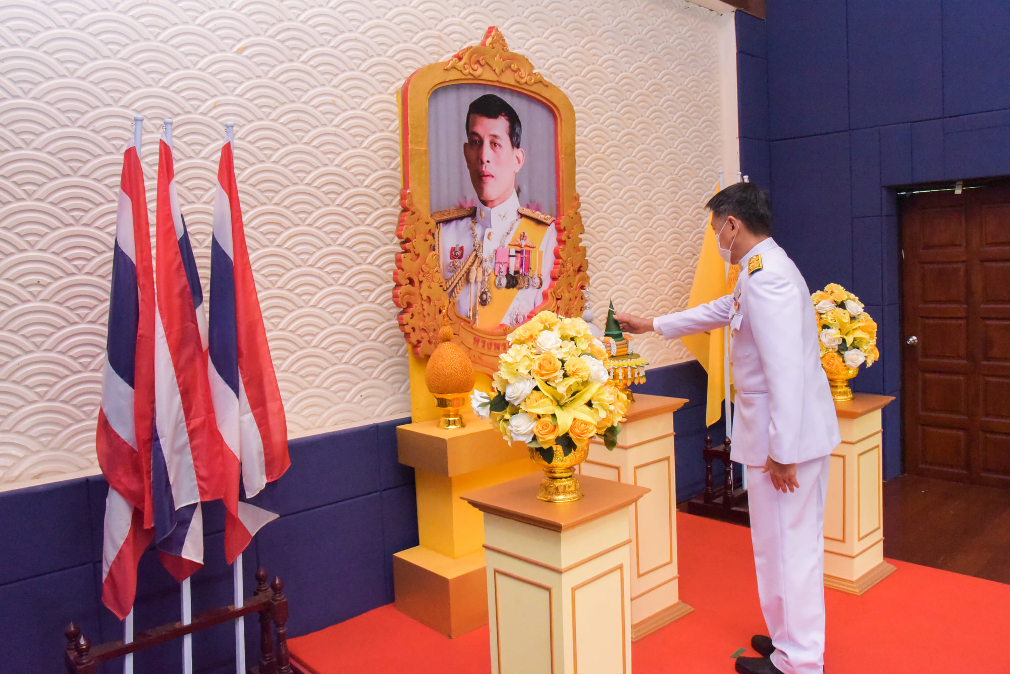 กรมประมง จัดพิธีถวายพระพรชัยมงคลแด่พระบาทสมเด็จพระเจ้าอยู่หัว เนื่องในโอกาสวันเฉลิมพระชนมพรรษา ๖๘ พรรษา วันที่ ๒๘ กรกฎาคม ๒๕๖๓..คลิก