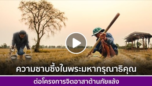 [ ความรู้สึก คำขอบคุณ จากโครงการจิตอาสาต้านภัยแล้ง ]..คลิก