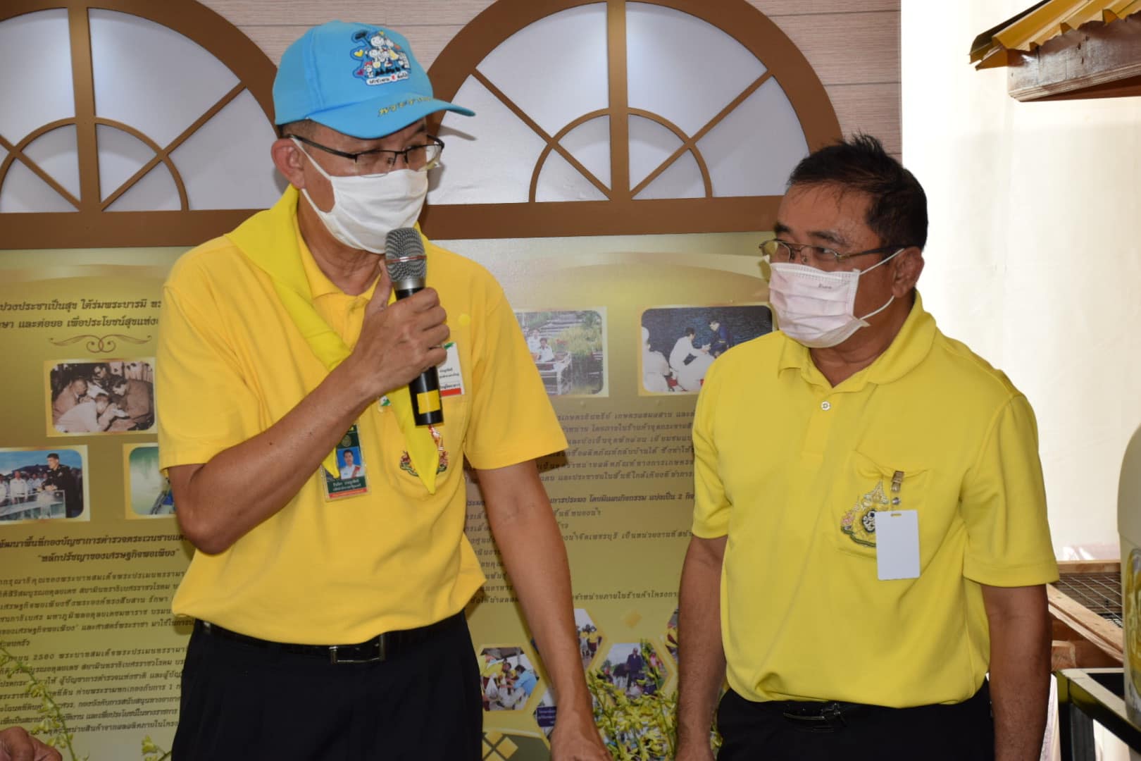 นายธีรภัทร ประยูรสิทธิ ปลัดสำนักนายกรัฐมนตรี และคณะฯ นำกิจกรรมรอบสื่อมวลชน (Press Tour) การจัดกิจกรรมจิตอาสา 