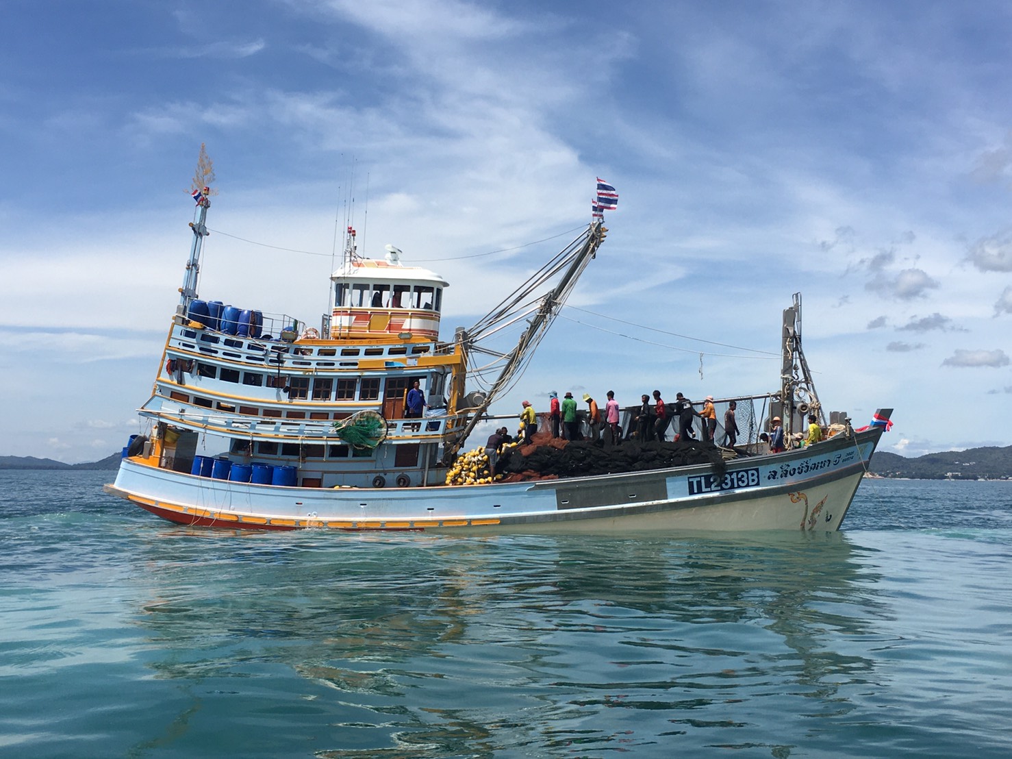 กิจกรรมการควบคุมเฝ้าระวังการทำการประมงพื้นที่ทะเลชายฝั่ง