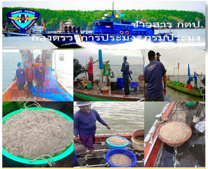 เรือตรวจประมงทะเล 219 ออกปฏิบัติงานควบคุมเฝ้าระวังการทำประมง พื้นที่ทะเลชายฝั่ง..คลิก