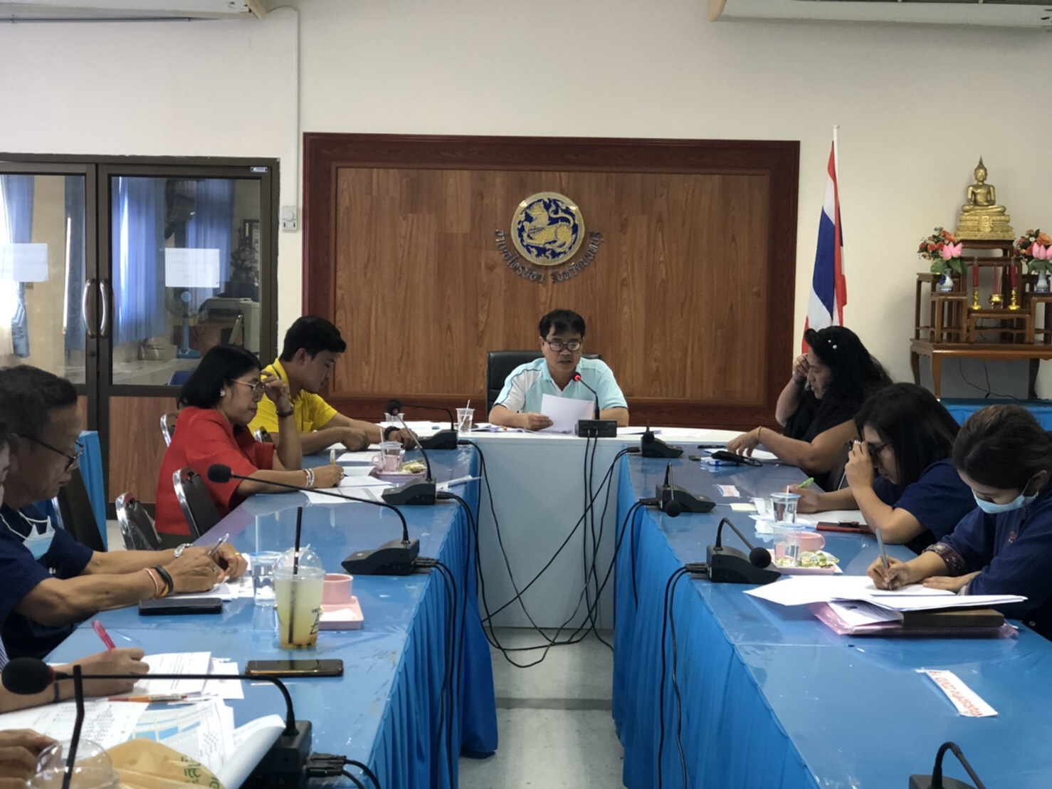 (อ.ไทรน้อย) ประชุมคณะทำงานปฎิบัติการขับเคลื่อนงานนโยบายสำคัญและแก้ไขปัญหาการเกษตรระดับอำเภอ @อ.ไทรน้อย จ.นนทบุรี..คลิก