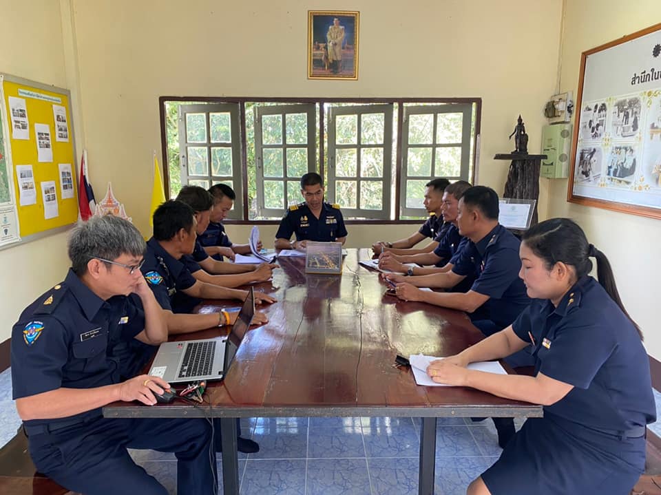 ประชุมหน่วยป้องกันฯ เพื่อประชุมแนวทางการดำเนินงานตามภารกิจที่ได้รับมอบหมายจากกองตรวจการประมง ในปีงบประมาณ ๒๕๖๔..คลิก