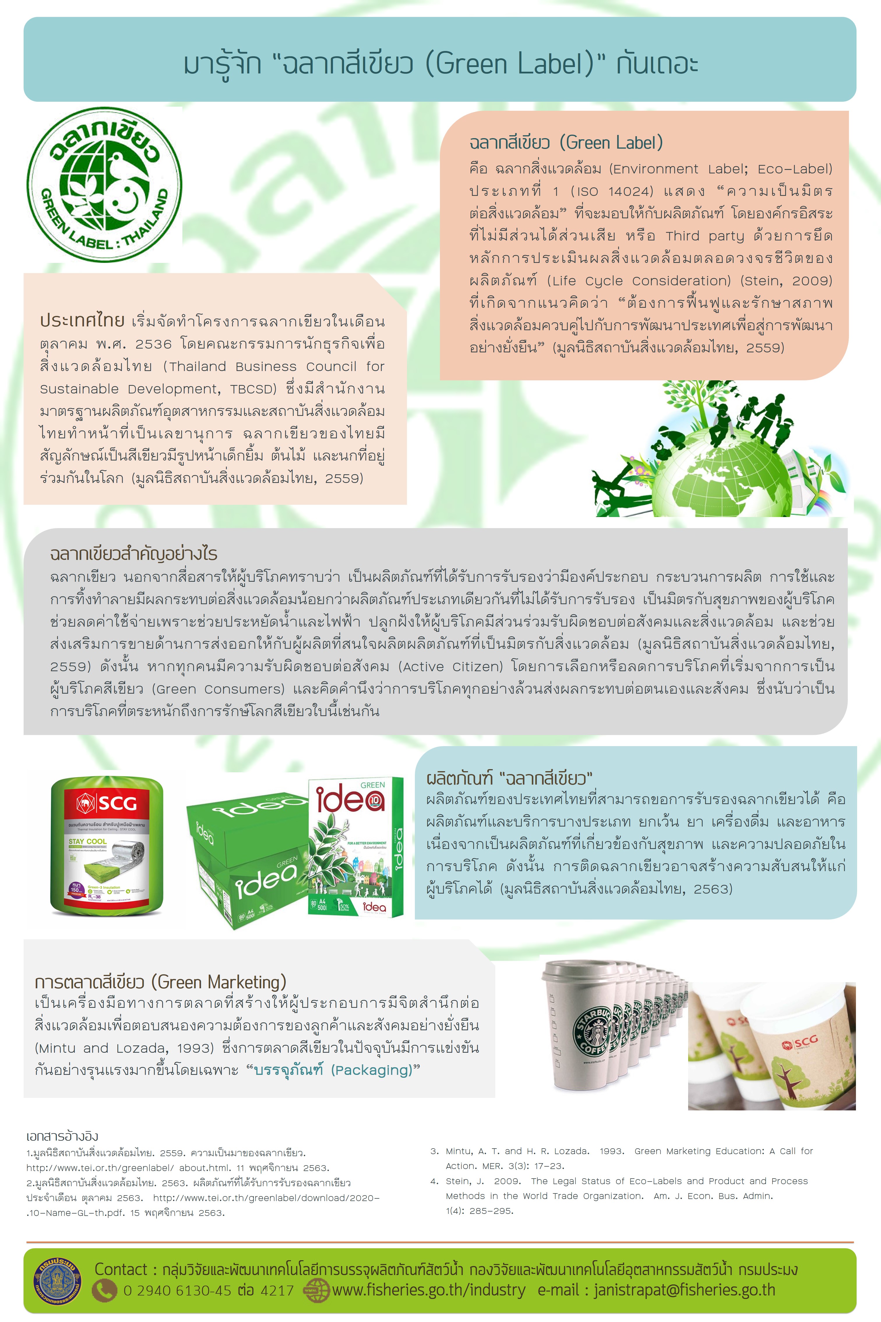 มารู้จัก ฉลากสีเขียว (Green Label) กันเถอะ