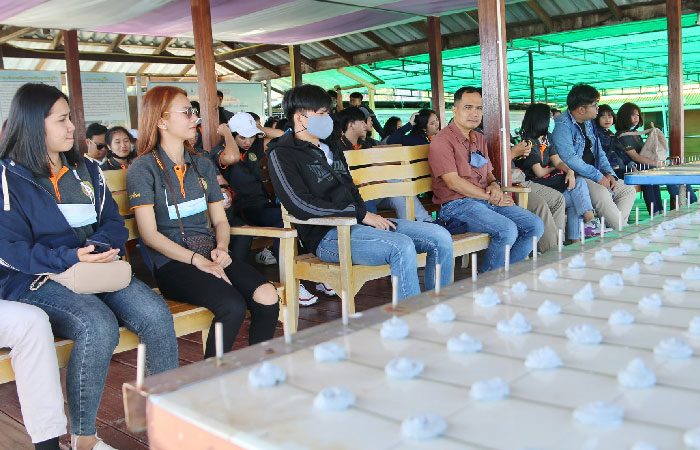 มหาวิทยาลัยราชภัฏอุดรธานี จังหวัดอุดรธานี ศึกษาดูงานศูนย์ฯ คุ้งกระเบน