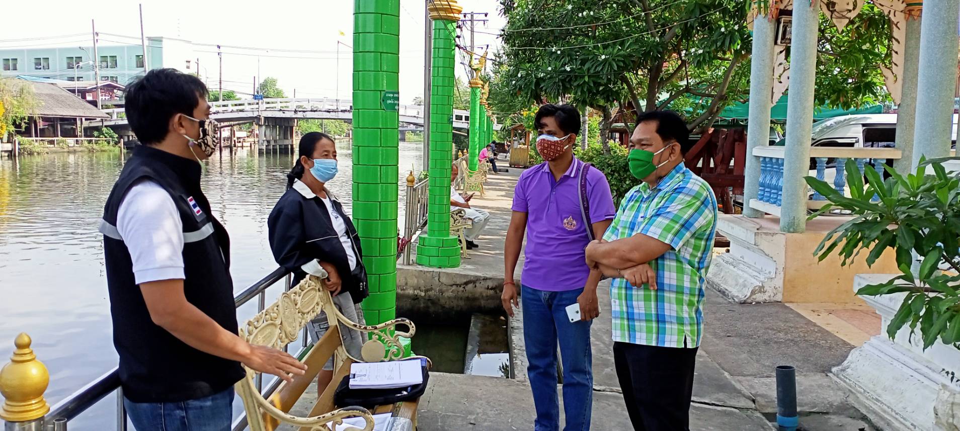 สำนักงานประมงพื้นที่กรุงเทพมหานคร ลงพื้นที่ตรวจประเมินฟาร์มที่ขอรับรองมาตรฐานขั้นปลอดภัย (Safety Level) ในพื้นที่เขตบางขุนเทียน  กรุงเทพมหานคร..คลิก