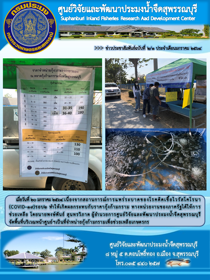 ข่าวประชาสัมพันธ์ฉบับที่๒.๑-๑ ประจำเดือนมกราคม ๒๕๖๔..คลิก