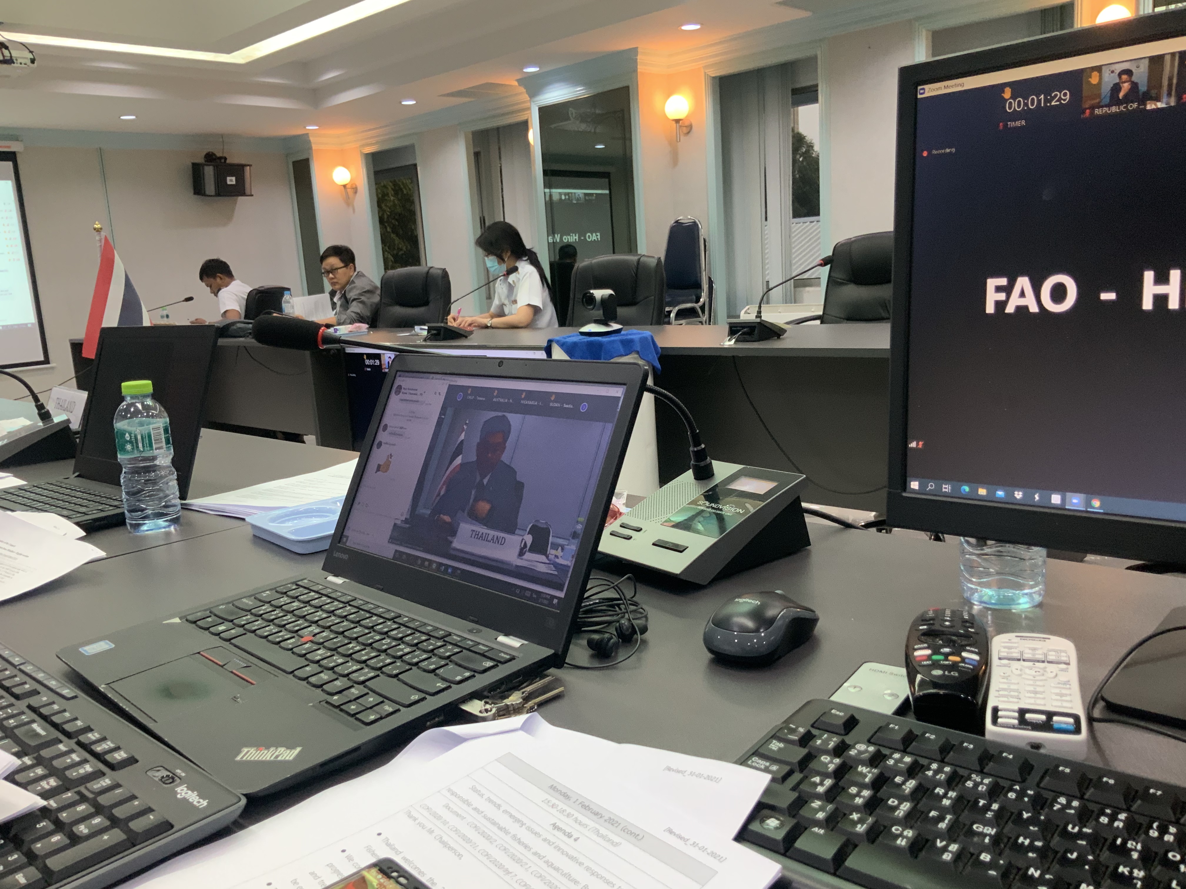 กปต. ร่วมประชุมคณะกรรมการด้านการประมง