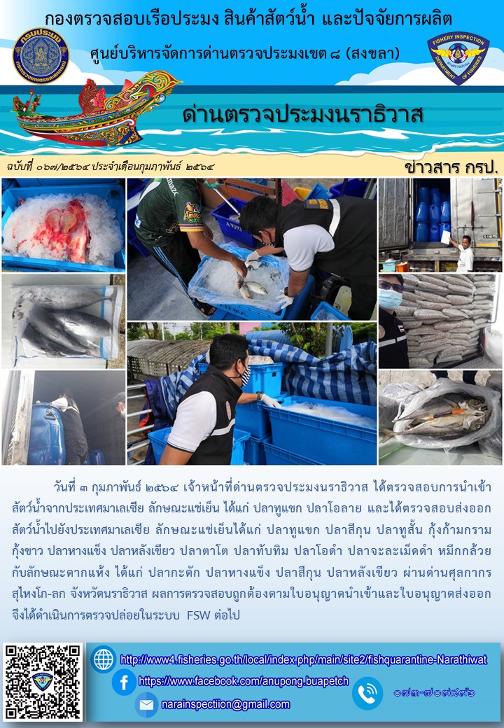 ประชาสัมพันธ์ประจำวันที่ 3 กุมภาพันธ์ 2564..คลิก