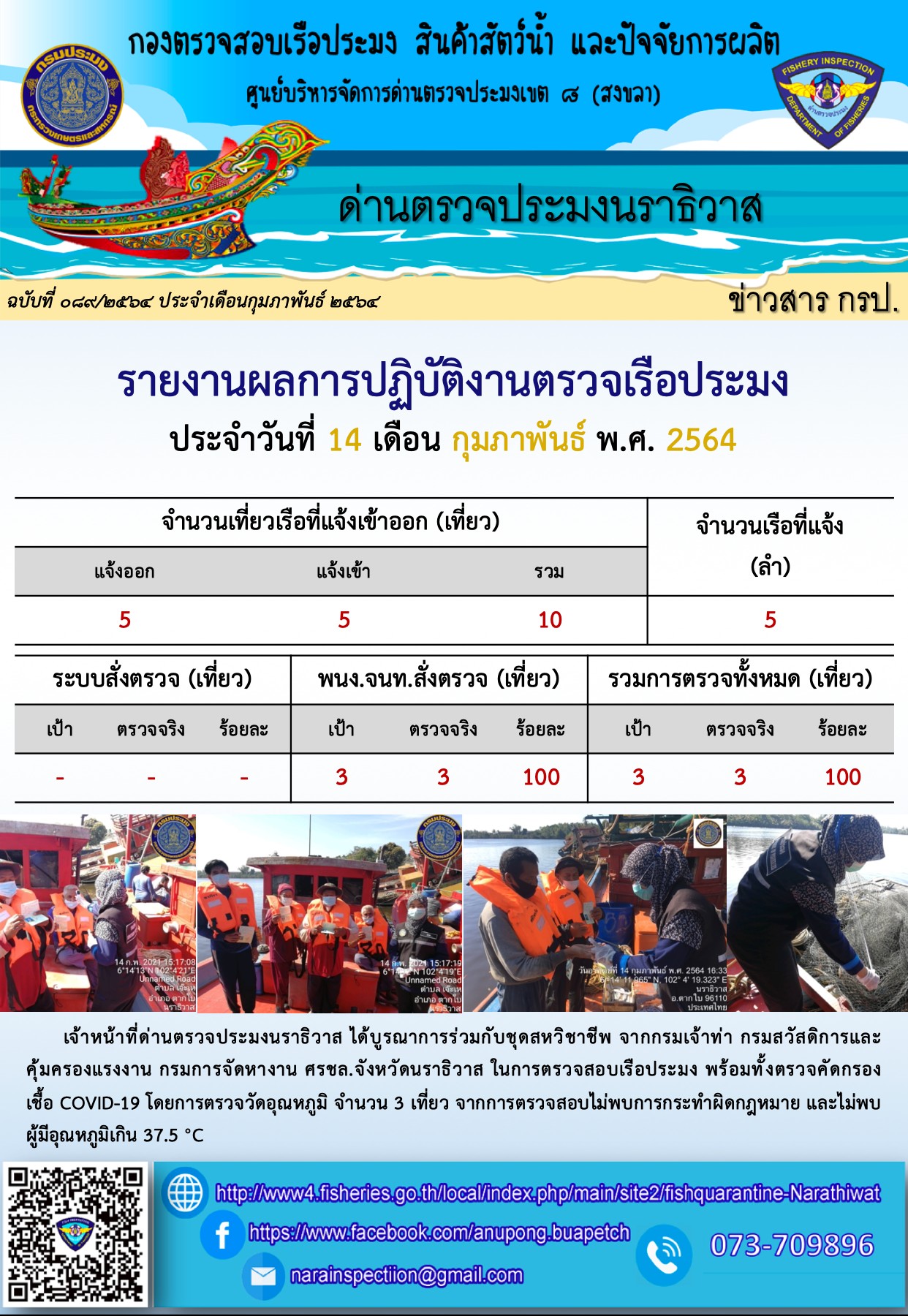 ประชาสัมพันธ์ประจำวันที่ 14 กุมภาพันธ์ 2564..คลิก
