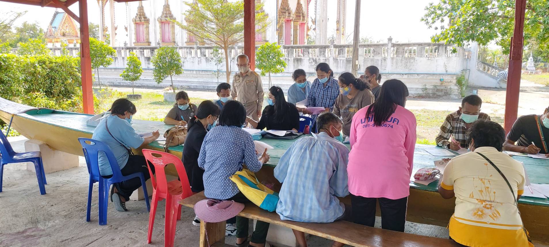 ลงพื้นที่ประชาสัมพันธ์และรับคำขอเข้าใช้งานระบบโปรแกรมประยุกต์การออกหนังสือกำกับการซื้อขายสัตว์น้ำ (APD..คลิก