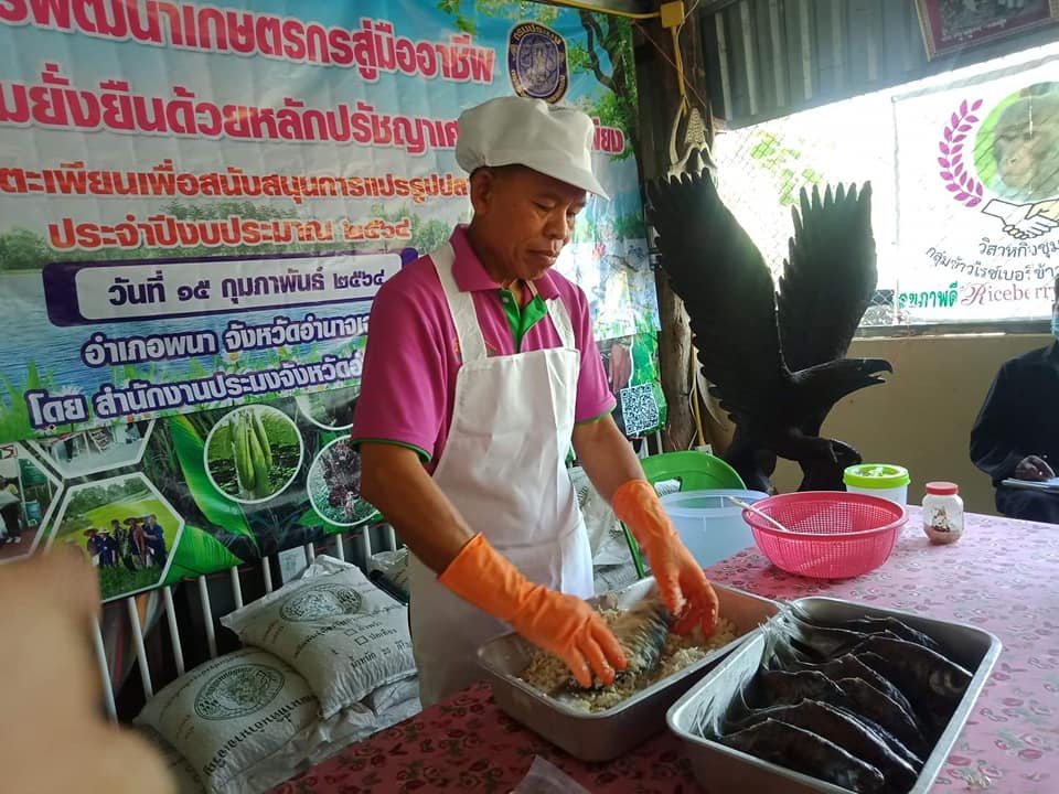 อบรมสร้างเกษตรกรมืออาชีพ  อำเภอพนา จังหวัดอำนาจเจริญ