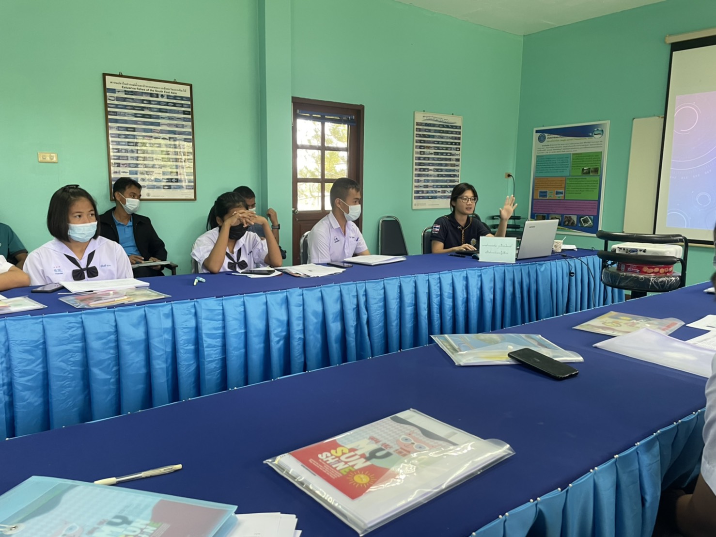 ฝึกอบรมโครงการส่งเสริมและพัฒนาอาชีพด้านการประมงตามแนวเศรษฐกิจพอเพียง กิจกรรมส่งเสริมเยาวชนนักเพาะเลี้ยง ประจำปีงบประมาณ พ.ศ. 2564