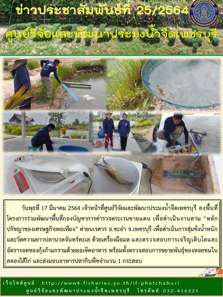 ข่าวประชาสัมพันธ์ครั้งที่ 25/2564