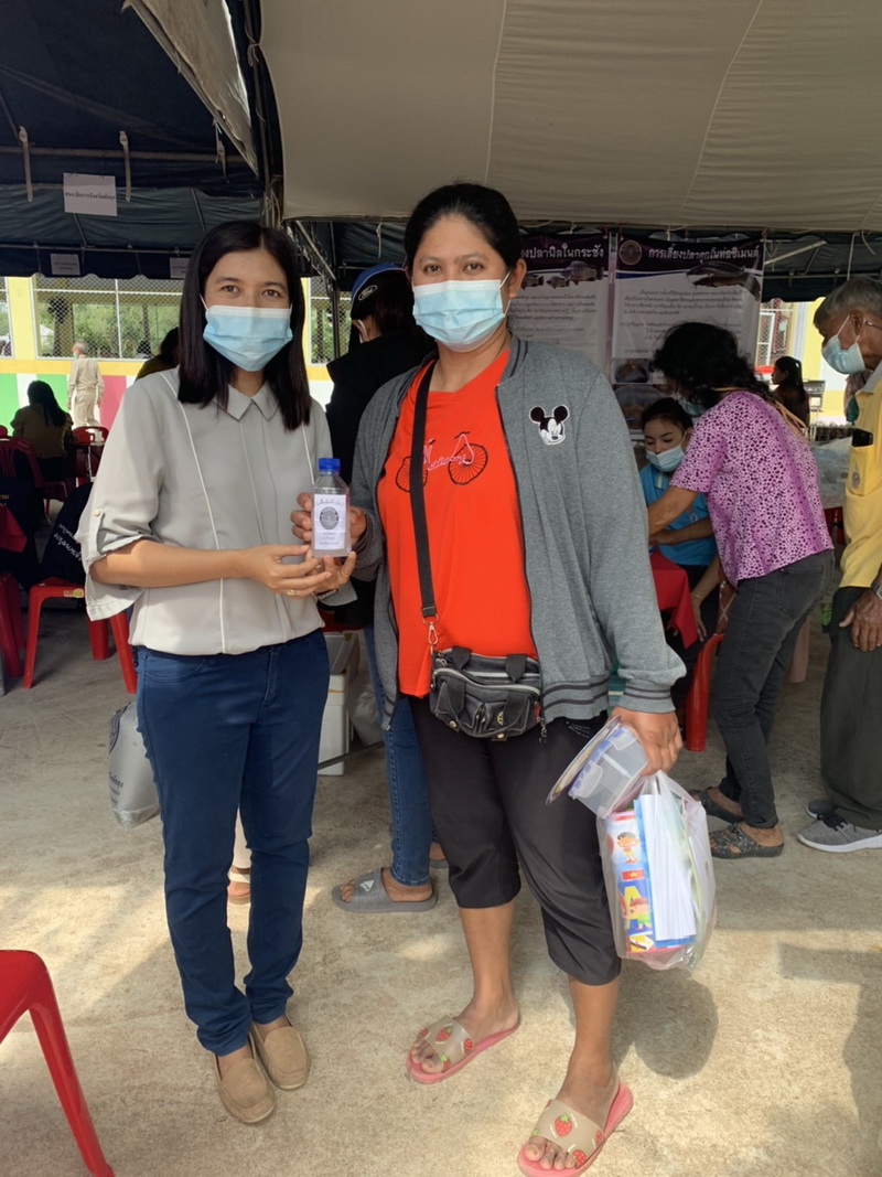 ร่วมจัดนิทรรศการโครงการหน่วยบำบัดทุกข์ฯ ณ โรงเรียนอนุบาลบางแก้ว
