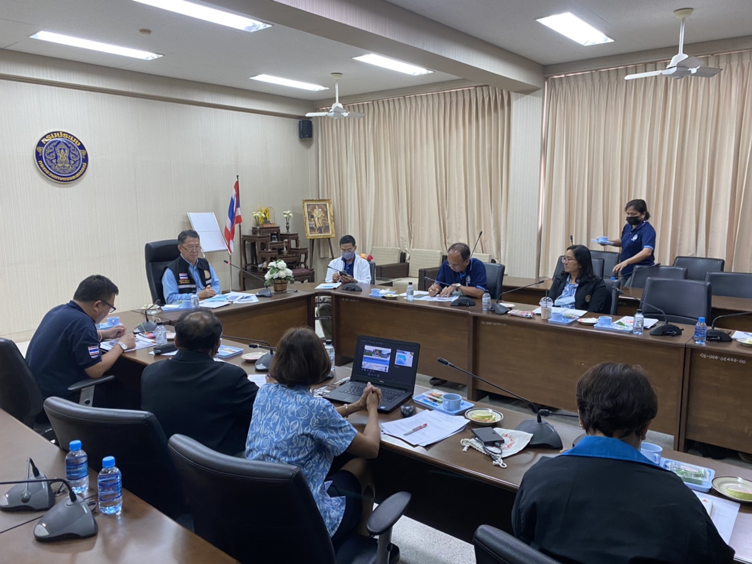 ศูนย์ป้องกันและปราบปรามประมงทะเลระยองร่ามประชุมคณะกรรมการขับเคลืื่อนนโยบายกรมประมง..คลิก