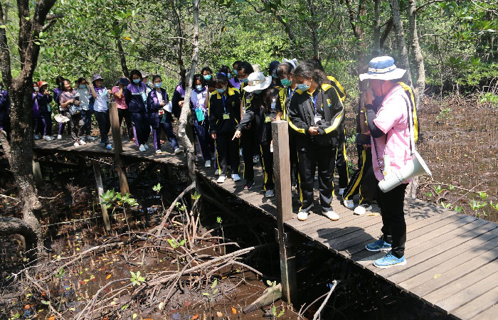 โรงเรียนบ้านห้วยต้มชัยยะวงศาอุปถัมภ์ อำเภอลี้ จังหวัดลำพูน ศึกษาดูงานศูนย์ฯ คุ้งกระเบน..คลิก