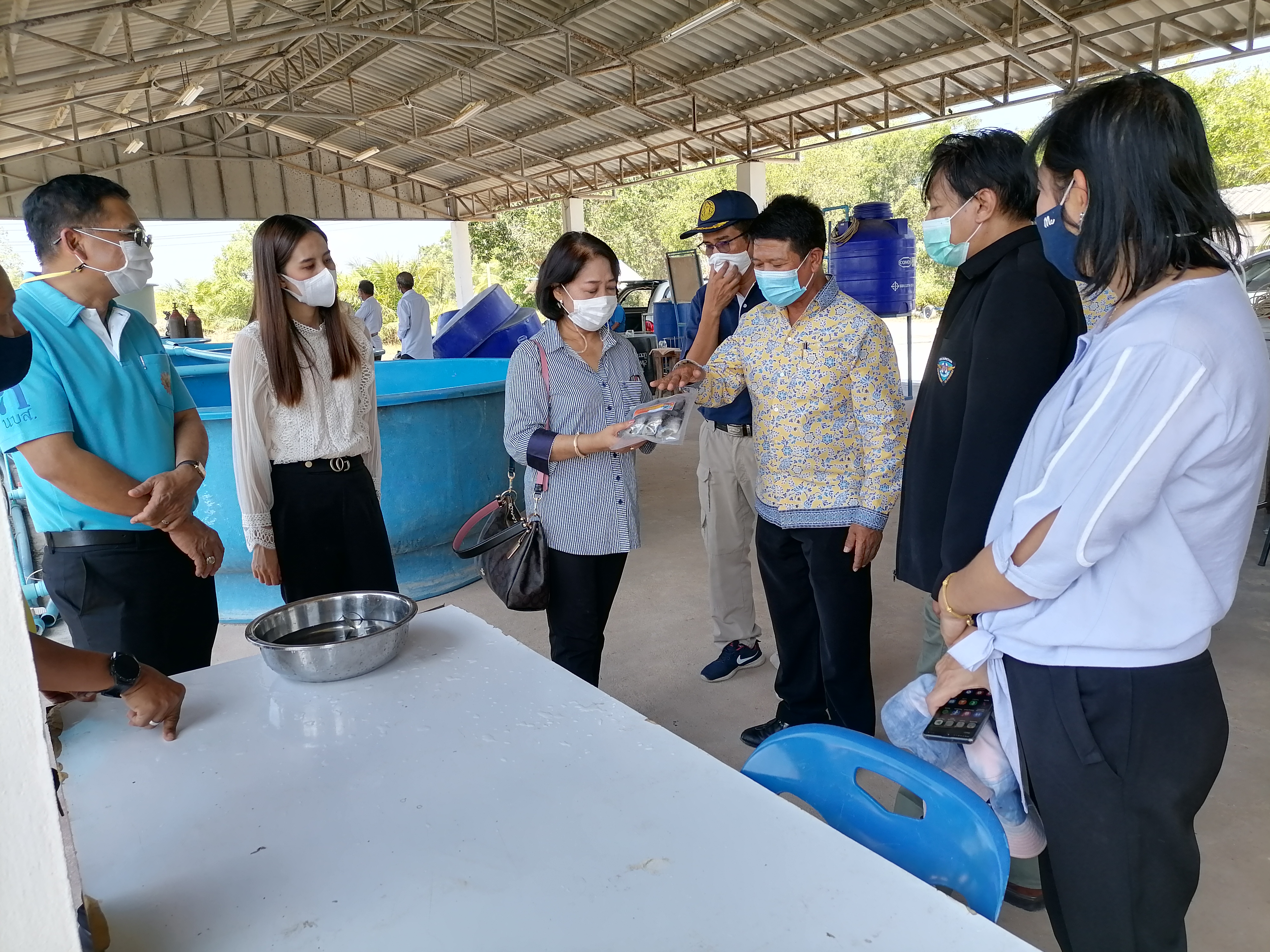 ต้อนรับ นายประเทศ ซอรักษ์ ผู้ตรวจราชการกรมประมงเขต ๗..คลิก