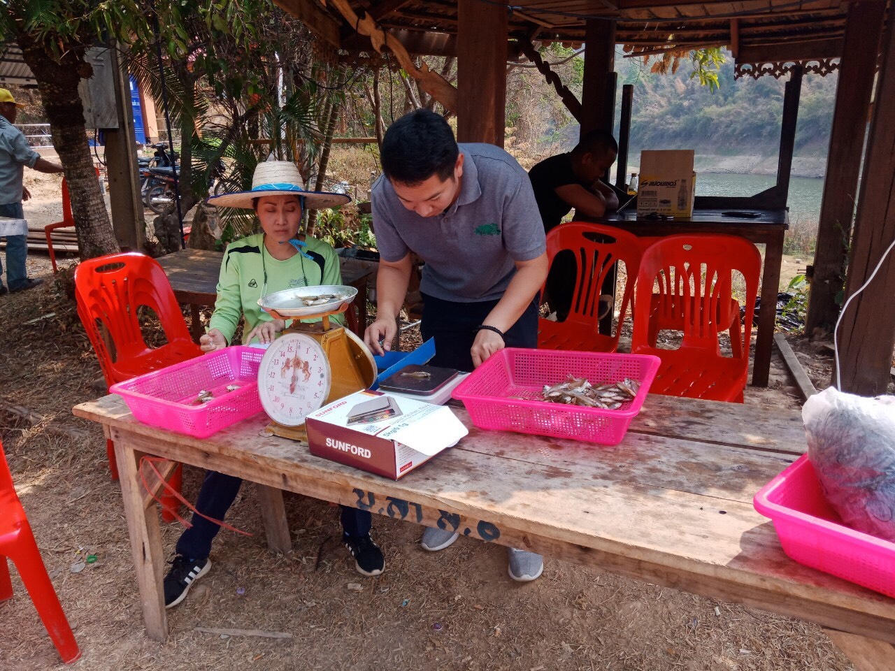 ลงพื้นที่ประเมินชนิดและปริมาณสัตว์น้ำ ในแหล่งน้ำภายใต้โครงการแผนปฏิบัติราชการประจำปีงบประมาณ 2564 ณ อ่างเก็บน้ำห้วยบง หมู่ที่ 6 ต.ทุ่งกล้วย อ.ภูซาง จ.พะเยา..คลิก