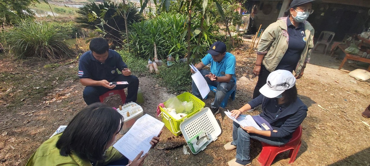 ออกตรวจประเมินฟาร์มเพื่อต่ออายุใบรับรองมาตรฐานการปฏิบัติทางการเพาะเลี้ยงสัตว์น้ำที่ดี สำหรับการผลิตสัตว์น้ำจืด (GAP) กรมประมง