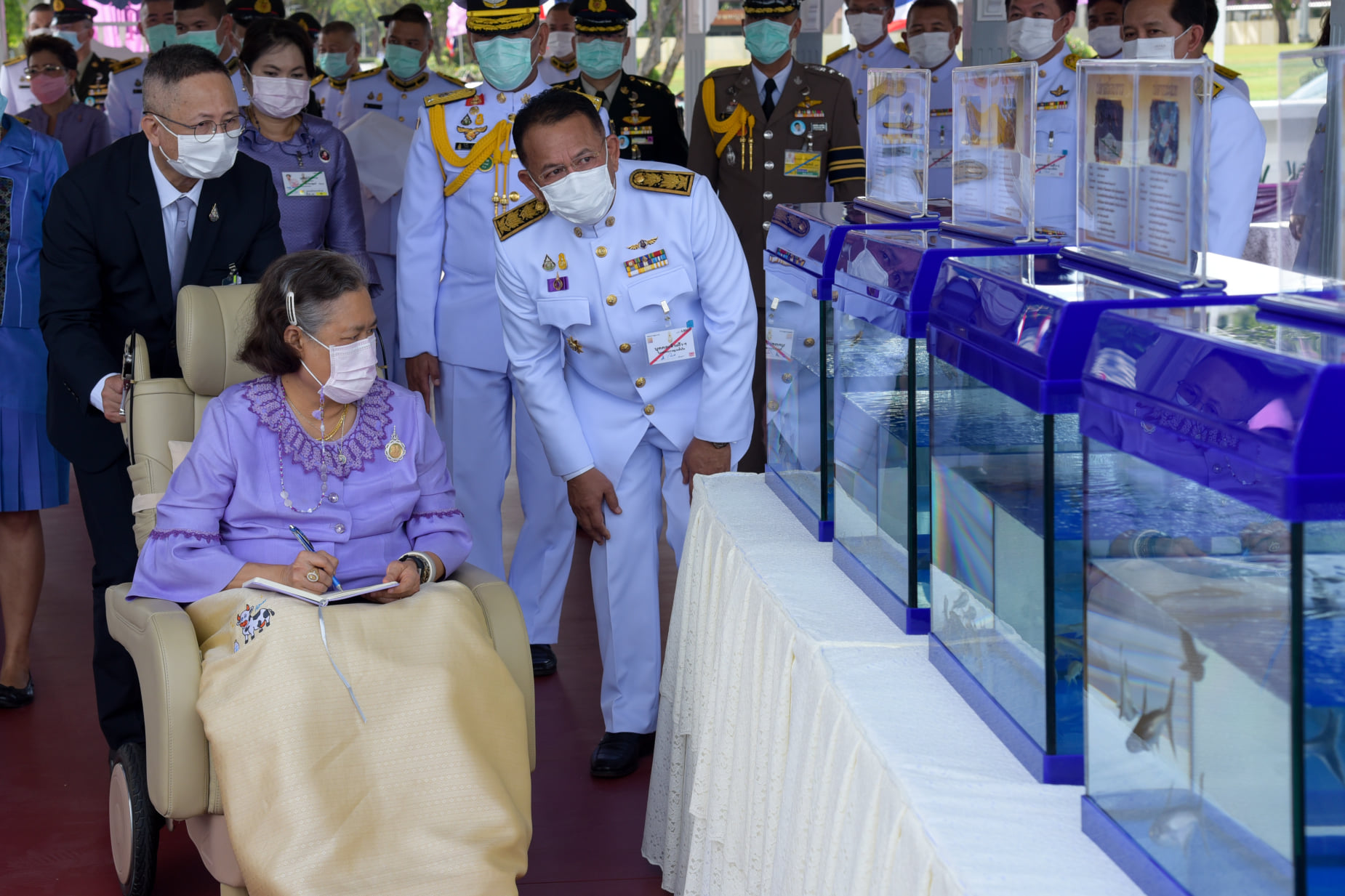 วันที่ 2 เมษายน 2564 สมเด็จพระกนิษฐาธิราชเจ้า กรมสมเด็จพระเทพรัตนราชสุดาฯ สยามบรมราชกุมารี เสด็จพระราชดำเนินพร้อมด้วย ท่านผู้หญิงสิริกิติยา เจนเซน