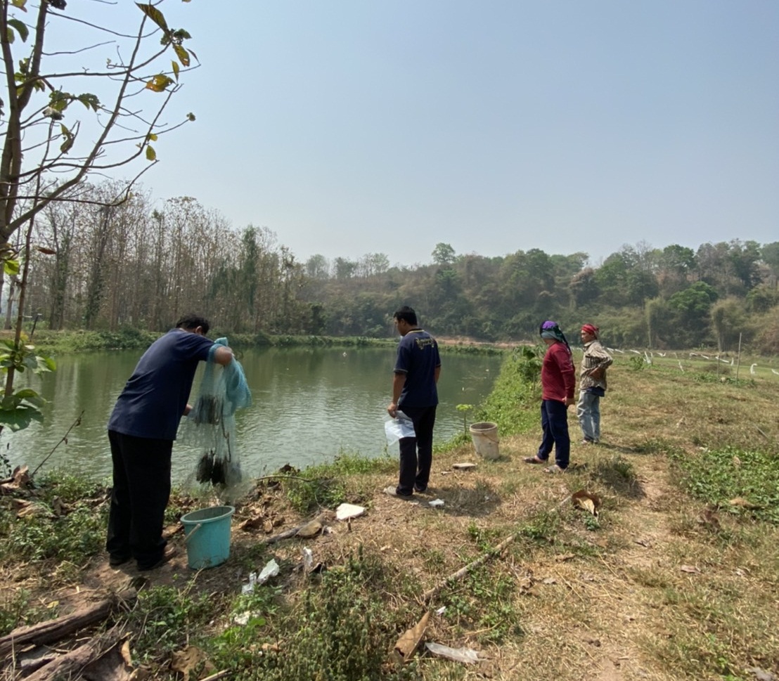 ออกตรวจประเมินฟาร์มเพื่อต่ออายุการรับรองมาตรฐานการปฏิบัติทางการเพาะเลี้ยงสัตว์น้ำที่ดี สำหรับการผลิตสัตว์น้ำจืด (GAP)