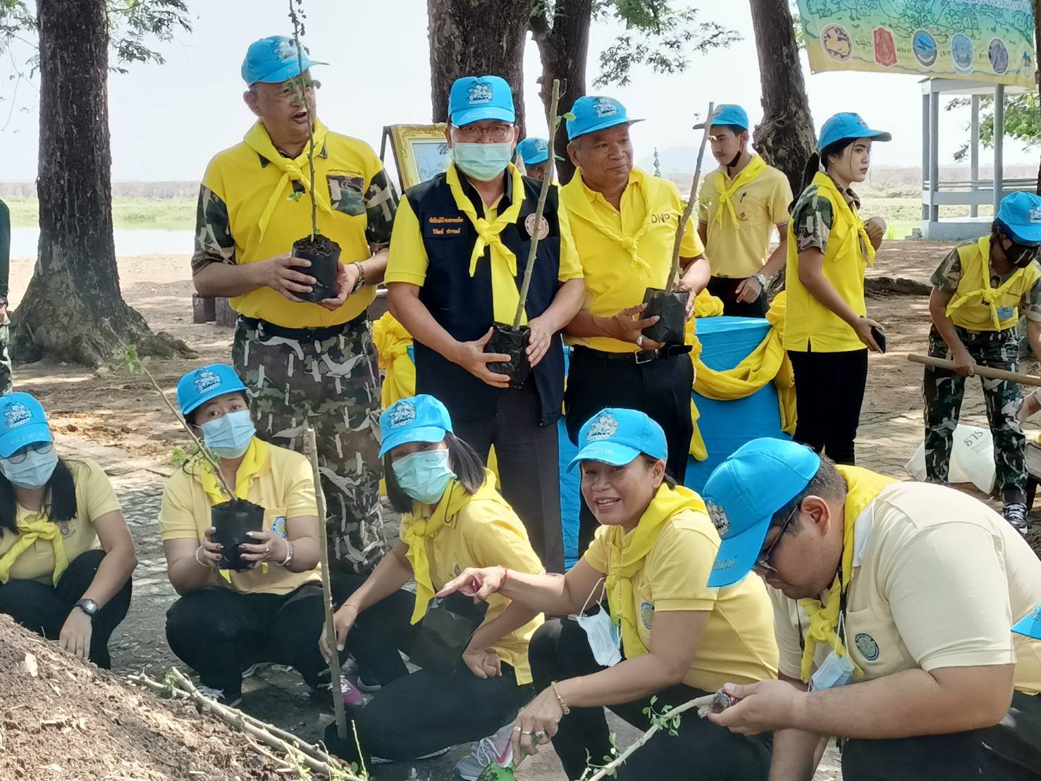 โครงการจิตอาสา เปลี่ยนกล้าถุงไม้ใหญ่..คลิก